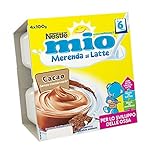 NESTLÉ MIO Merenda Al Latte Caramel - 4 Vasetti Da 100g Per Bambini Da 6 Mesi (Senza Glutine)