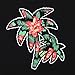 Gray Palm Tree with Tropical Flower Fill Mens Tank Top Shirt