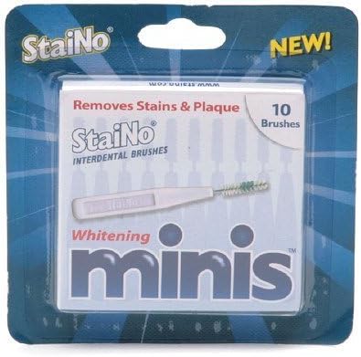 Staino Llc Disposable Interdental Brushes Whitening Minis - 10 Ea/ Pack by Staino