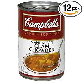 Campbell's Manhattan Clam Chowder, 10.75-Ounce Cans (Pack of 12)
