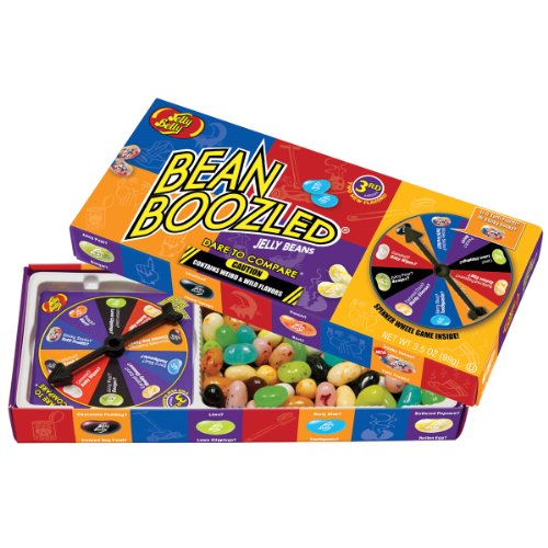 Jelly Belly BeanBoozled Jelly Beans with Spinner Wheel Game 3rd Edition NEW Flavors Stinky Socks