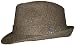 Christys' Crown Joey Herringbone Tweed Wool Fedora Blue Handstitch Trilby Limited Christy's