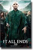 Harry Potter Poster - 2011 Movie Teaser Flyer - and Deathly Hallows Part 2 II 2011 Movie DH2A Lord Voldemort LV3