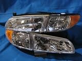 1997-2003 PONTIAC GRAND PRIX HEADLIGHT GRAND PRIX 97-03 COMPLETE SET: LEFT & RIGHT HEADLAMP ASSEMBLIES
