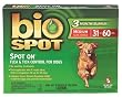 Bio Spot Spot On for Dogs 31-60 lbs., 3 Months Supply