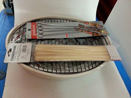 Contempra Electronic Grill Smokeless/ Oval Shape/ Vanilla Color