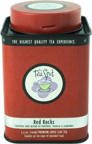 The TeaSpot Red Rocks, Rooibos Loose Leaf Tea With Vanilla & Almond Bits, 3.25-Ounce... by The TeaSpot