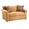 Canyon Oversize Chenille Sleeper Chair - Camel