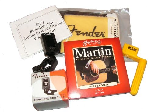 Guitar Strings and Tuner Acoustic Light Kit