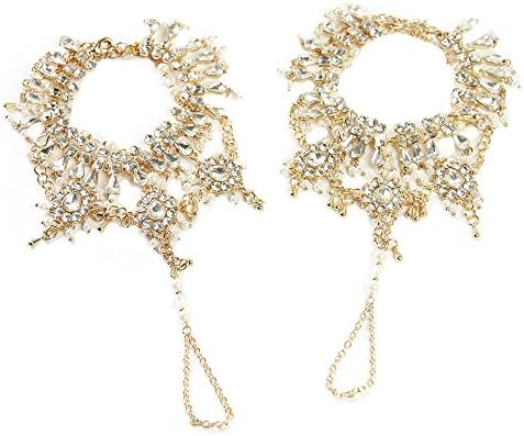 Barefoot Sandals, Boho Anklet, Bohemian ankle chain. Thousand Years Sandals