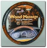 MASSAGE WOOD STEERING WHEEL COVER