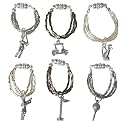 Golf Outing Magnetic Wine Glass Charms