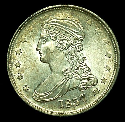 Buy 1837 Capped Bust Half Dollar Reeded Edge STRONG MS-64++