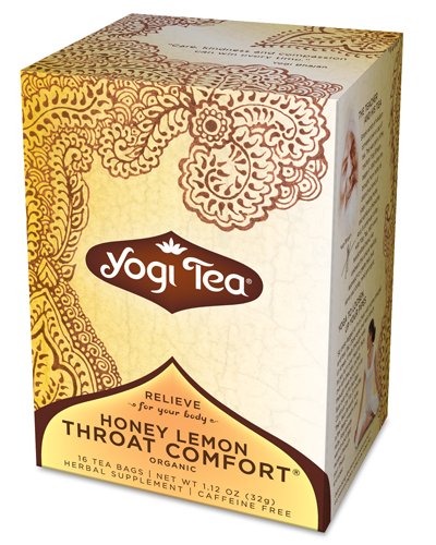 Yogi Tea Honey Lemon Throat Comfort Tea 16 Bags by Yogi Tea
