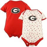Georgia Bulldogs Red Infant 2-Pack Creeper Set