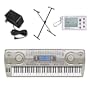Casio WK3700AD Keyboard with Power Supply, Stand and Akai Digital Chord Finder