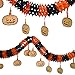 2Pcs Precious Halloween Pumpkin Paper Chain Garland Decoration Prop Shape OH
