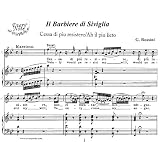 Rossini: Il Barbiere di Siviglia - Cessa di piu resistere / Ah il piu lieto - Almaviva, tenor: Instantly download and print sheet music