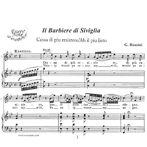 Buy Rossini: Il Barbiere di Siviglia - Cessa di piu resistere Ah il piu lieto - Almaviva,... by Rossini