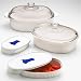 CorningWare 8-pc. Bakeware Set - French White