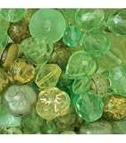 Czech Glass Bead Mix - 33gr/Light Green
