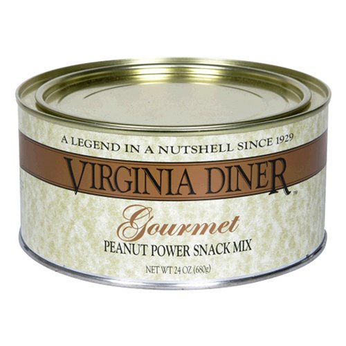 Virginia Diner Gourmet Peanut Power Snack Mix, 24-Ounce Tins (Pack of 2) by Candy Mixes