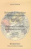 Dictionnaire de Géopolitique et relations Internationales : Anglais-français / Français-anglais