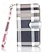 ACO-UINT iPhone 6s Wallet Case,iPhone 6 Wallet Case,Classic Plaid Pattern PU Leather Wallet Case,Folio Flip Plaid Cover Strap Case for iPhone 6/6s