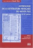 Anthologie de la litt�rature fran�aise du Moyen �ge