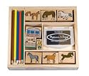 Melissa & Doug Horse Stable Stamp Set