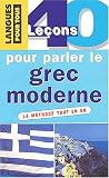 40 lecons pour parler le grec moderne