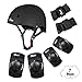 JBM Child & Adults Rider Series Protection Gear Set for Multi Sports Scooter, Skateboarding, Biking, Roller Skating, Protection for Beginner to Advanced, Helmet, Knee and Elbow Pads with Wrist Guards