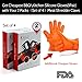 Icicle Outdoor Barbecue Grill Smoking Tool\Pulled Pork Shredder Claws (Set of 4,2 Packs), FDA Approved Heat Resist, Perfect for Fast Meat Shred Handle & Carve, Turn Lift Tong Pork Beef Brisket Poultry from Grill Smoker Oven or Slow Cooker Safely, BBQ Meat Handler Forks \ Bear Claw Paw for Kitchen, Black