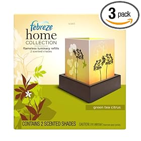 Febreze Home Collections Flameless Luminary Refill, 2-Count Boxes (Pack of 3)