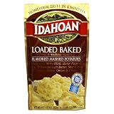 Idahoan Mashed Potatoes, Loaded Baked Potato, 4-Ounce Packets (Pack of 24)