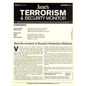 Janes Terrorism & Security Monitor