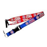 Chicago Cubs Reversible Clip Lanyard Keychain Id Ticket Holder