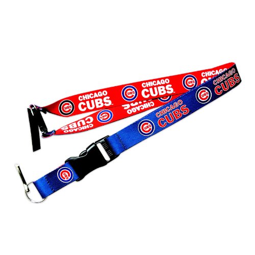 Chicago Cubs Reversible Clip Lanyard Keychain Id Ticket Holder