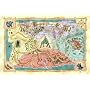Wizard of Oz - Marvelous Map of Oz 24"x36" Art Print Poster