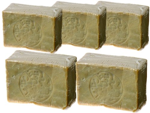 (お得な5個セット) アレッポの石鹸 ノーマルタイプ 200g×5個