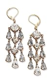 Image of Gold Plated Crystal Earrings