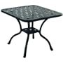 Darlee Series 30 Cast Aluminum Outdoor Patio Tea Table - 21 Inch Square - Antique Bronze