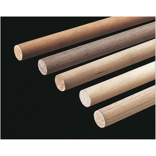Grizzly H2122 Hardwood Dowels - Walnut 3/8