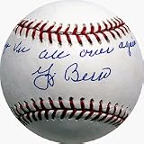 Yogi Berra Autographed Baseball with Its Deja Vu All Over Again Inscription