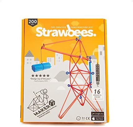 Sichiray Strawbees Maker Builder Kit - 200 Straws A Toy For All Ages Great Fun For All ages
