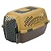 Petmate Pet Taxi Fashion Kennel, Intermediate, Wheat/Coffee Grounds Brown