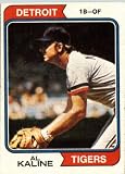 1974 Topps #215 Al Kaline Detroit Tigers Baseball Card In A Protective Screwdown Case