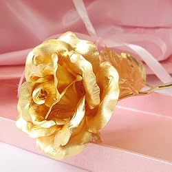 24K 6-Inch Gold Foil Rose - Best Valentines Day Gifts