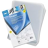 GBC Designer Premium Plus View Presentation Binding Covers, Rounded Corners, Deco Cube, 25 Pieces Per Box (25830)