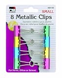 Charles Leonard Clips - Binder - Metallic - Assorted Colors -Small
- 8/Card, 80108